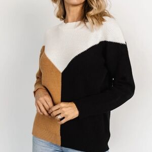 Andre Color Block Fall Sweater